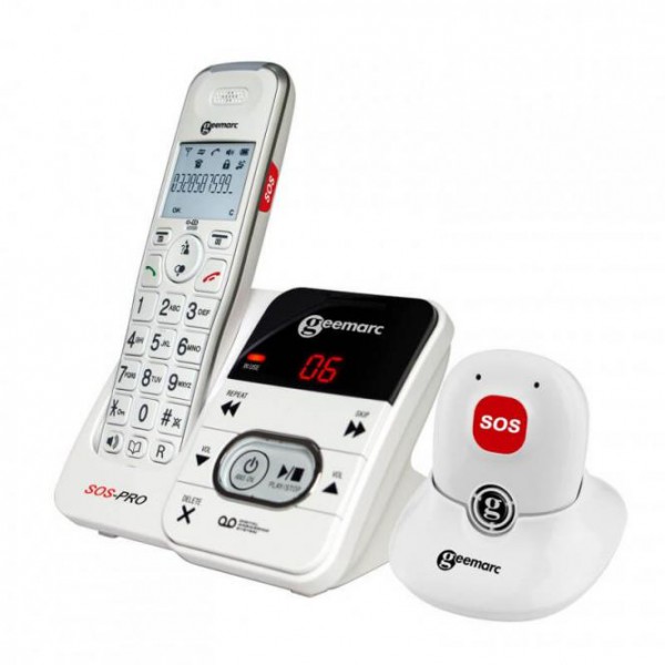 Seniorentelefon mit Notruf-Mobilteil Geemarc AmpliDECT 295 SOS Pro