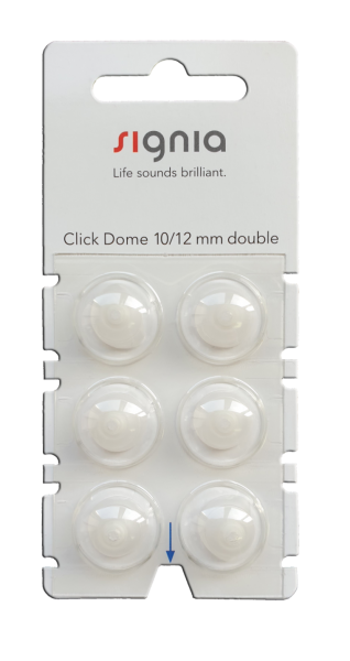 Signia Click Dome 10/12 mm double (6 Stück)