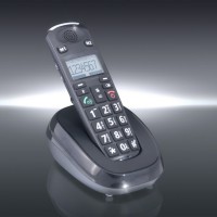 Humantechnik Zweithörer freeTEL eco - Schwarz, mit AB