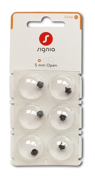 Signia EarTip 3.0 OPEN 5mm Hörgeräte Schirmchen