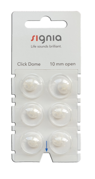 Siemens Click Dome 10 mm open (6 Stück)