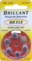 Hörgerätebatterien Brillant BR 312