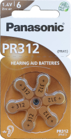 Hörgerätebatterien Panasonic PR 312