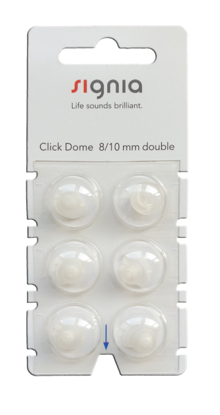 Signia Click Dome 8/10 mm double (6 Stück)