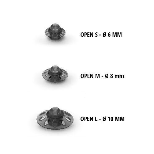 SDS 4.0 Open Domes / Hörgeräte Schirmchen für Phonak, Unitron & Hansaton