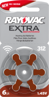 Rayovac Extra Advanced 312 NEW EXTRA Premium Pack
